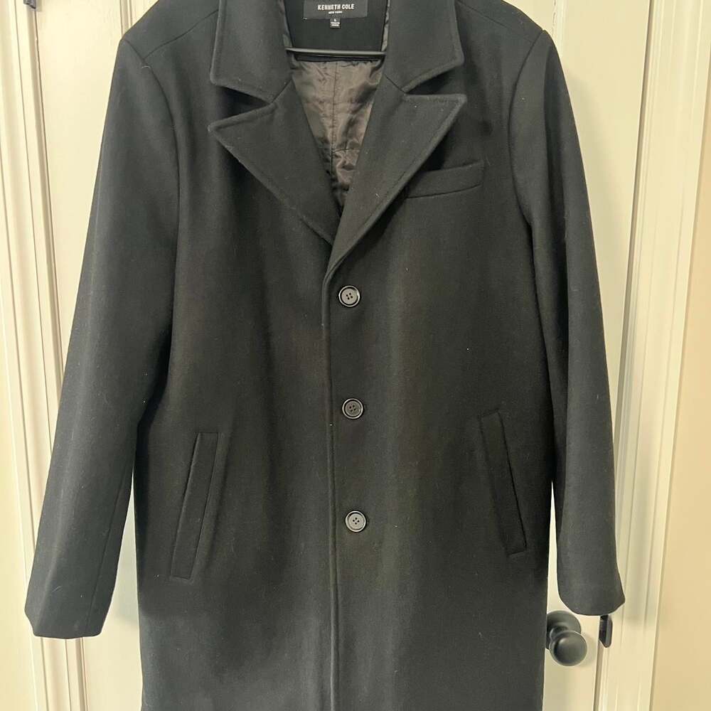 Kenneth Cole Men's Black Coat